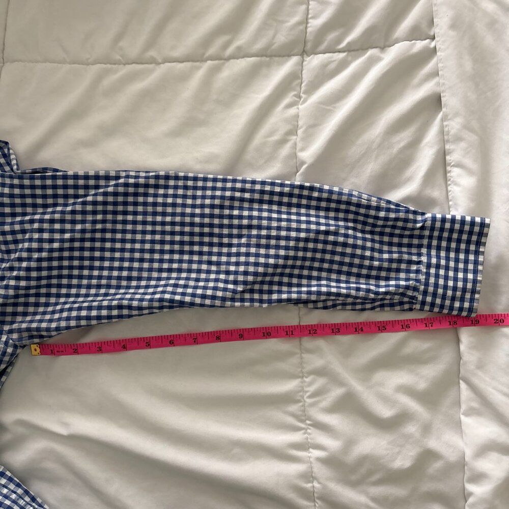 Vineyard Vines 2 Men's Slim Fit Whale/Crosby Blue Checkered Long Sleeve Shirt M - Picture 4 of 9